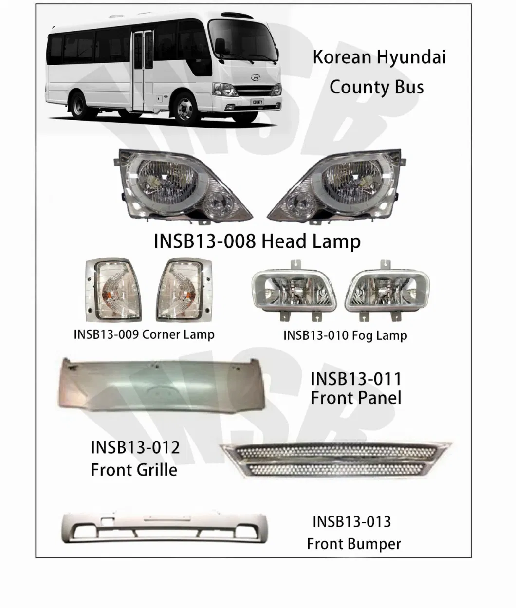 Mitsubishi Fuso Rosa Bus Spare Parts