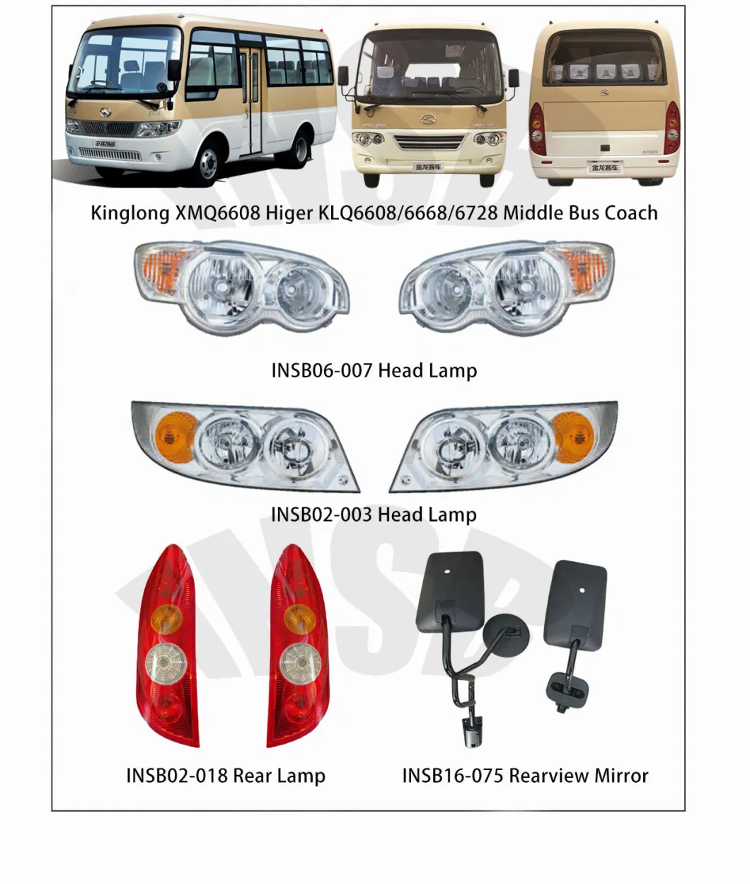 Mitsubishi Fuso Rosa Bus Spare Parts